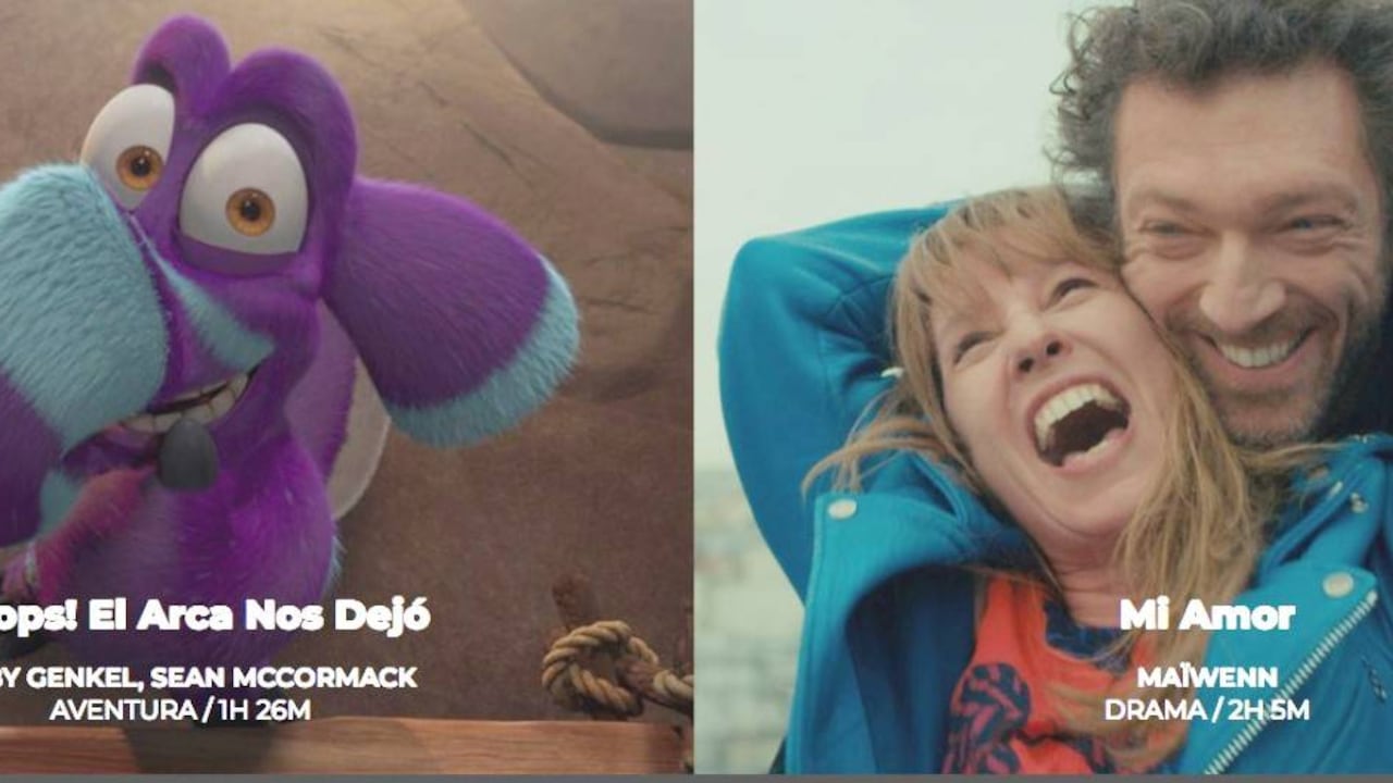 La imagen de la plataforma de CINECO/PLUS, de Cine Colombia