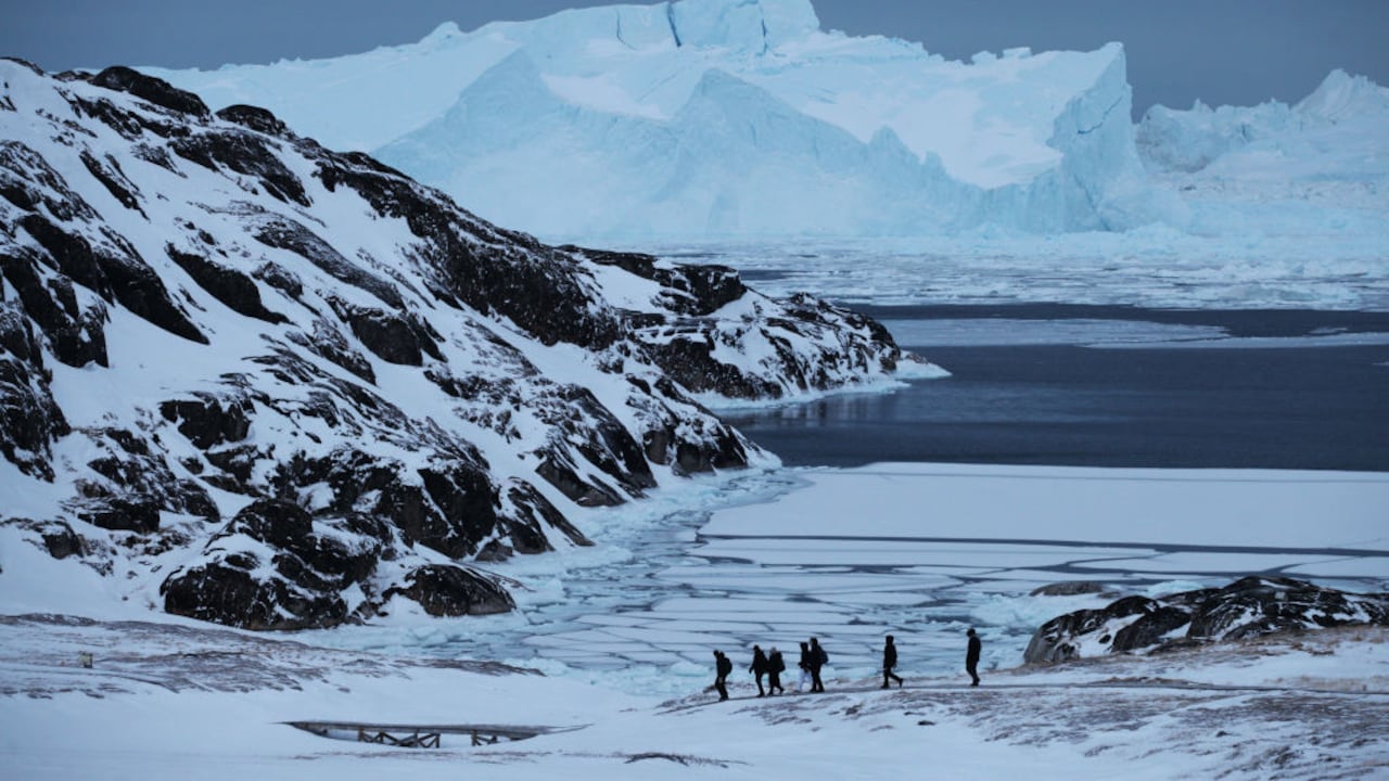 Icebergs en Groenlandia.