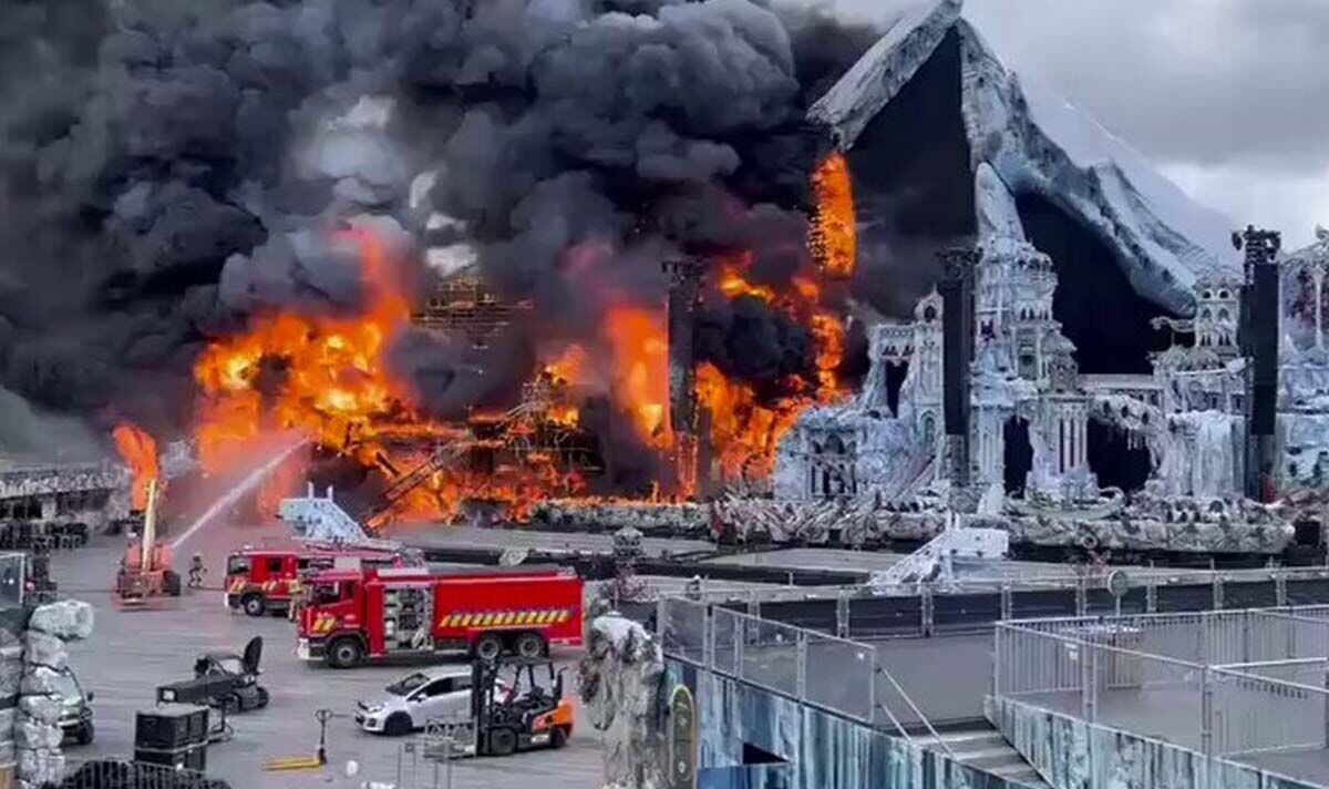 Incendio en Tomorrowland