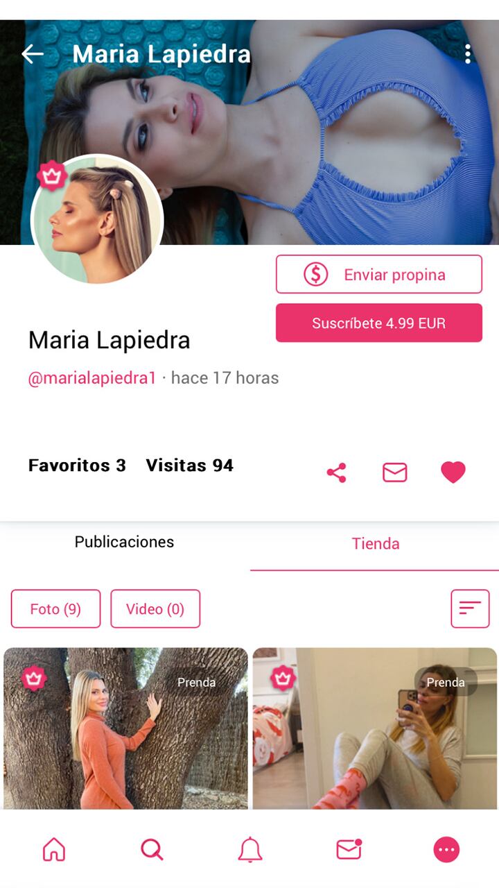 Secret Panties es una plataforma que permite vender ropa interior usada.