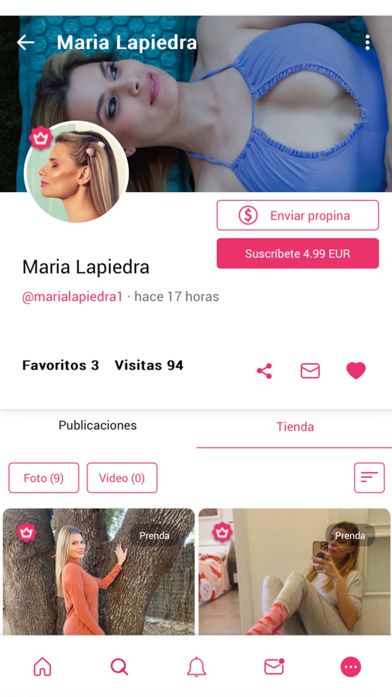 Secret Panties es una plataforma que permite vender ropa interior usada.