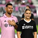 Messi Con Harper Beckham