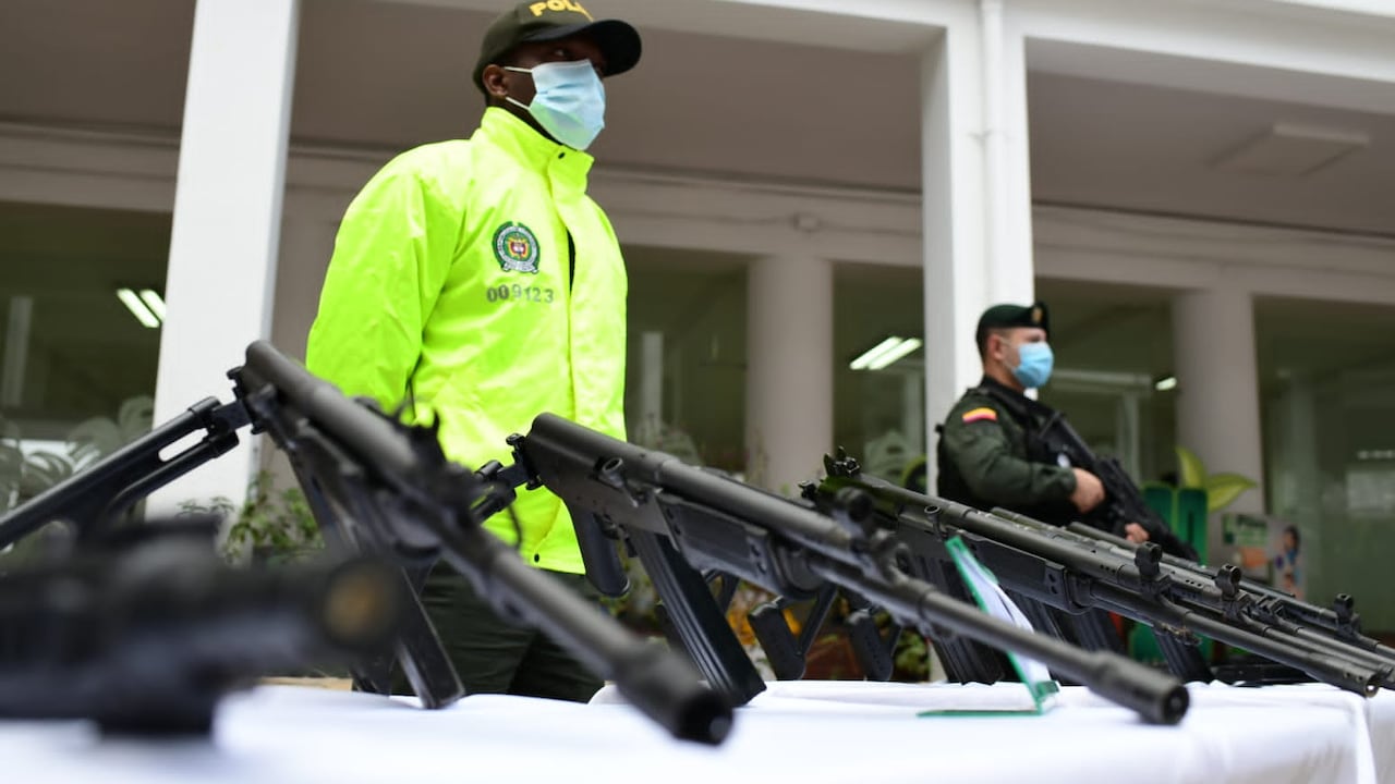 El impresionante arsenal que le decomisaron al Clan del Golfo en Antioquia