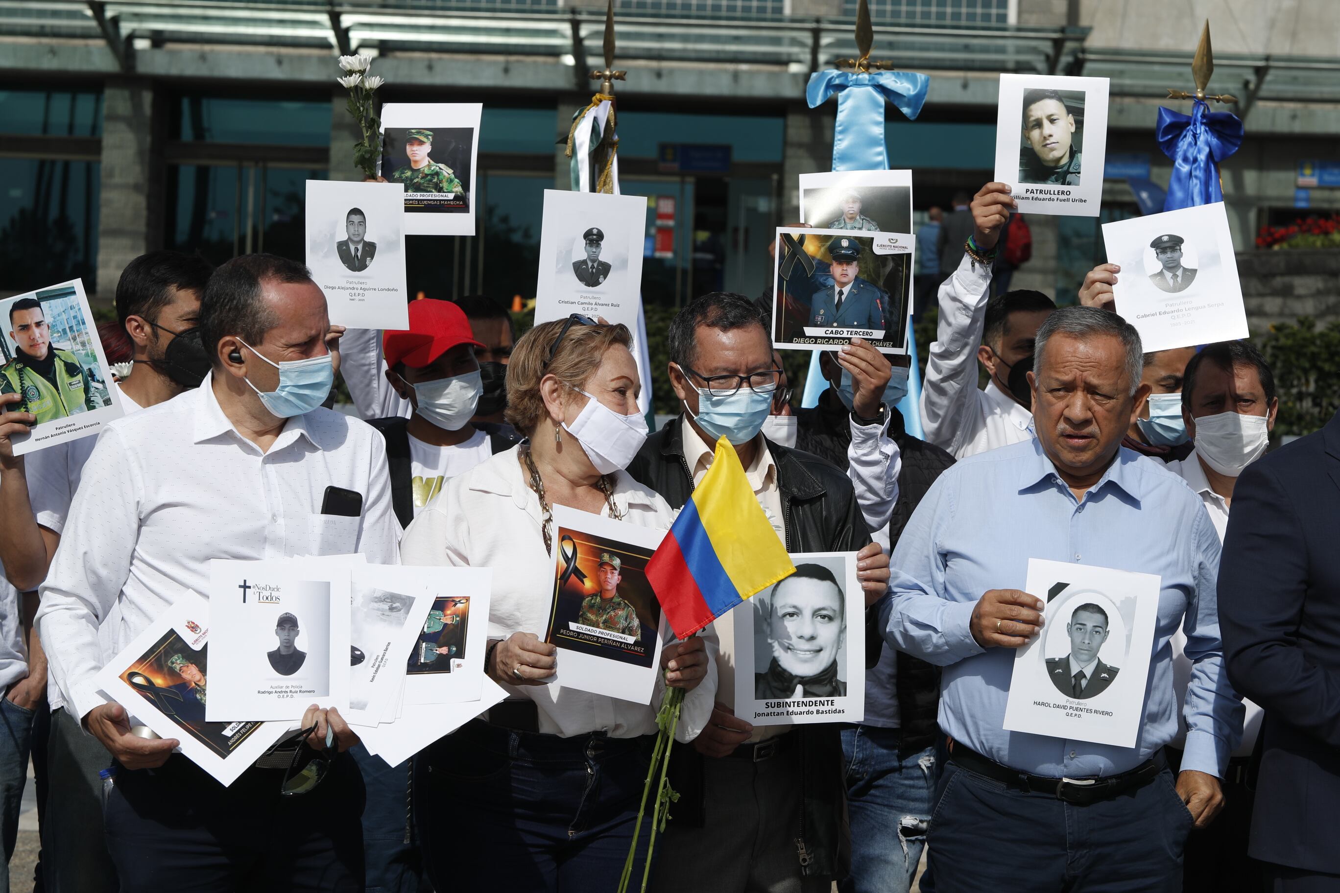 Plantón por la Fuerza Pública José Jaime Uscátegui