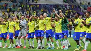 Jugadores de la Selección de Brasil