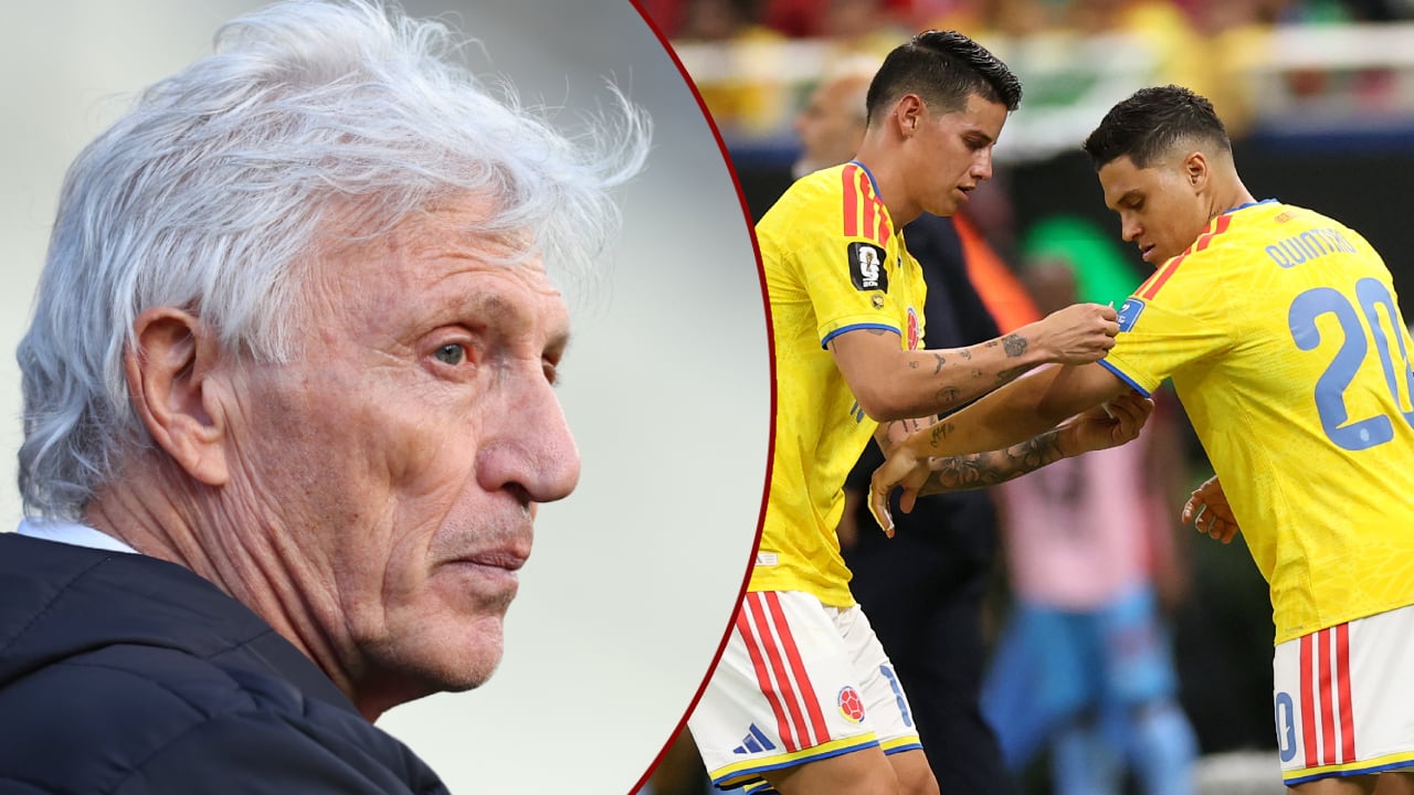 José Pékerman, extécnico de la Selección Colombia, estuvo en el Estadio Akron.