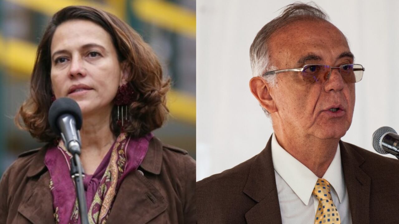 Nancy Patricia Gutiérrez e Iván Velásquez.