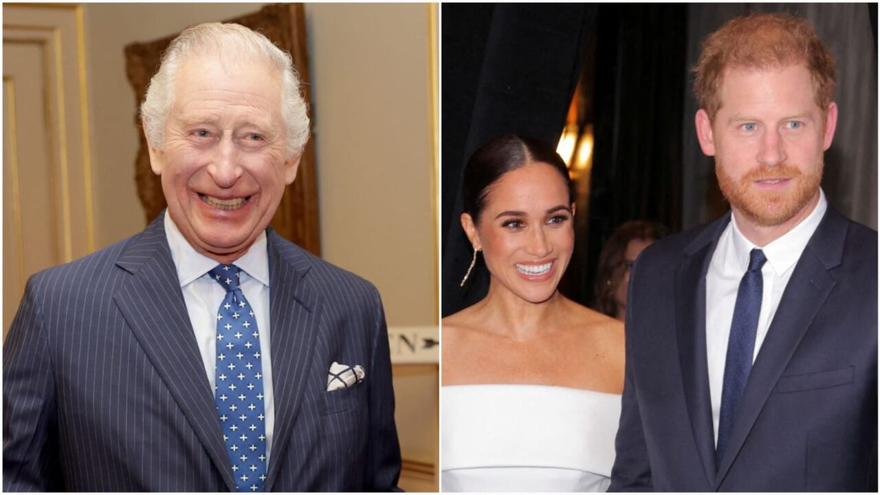 Se mantienen las tensiones de la familia real, encabezada por Carlos III, con su hijo Enrique y su esposa Meghan Markle.