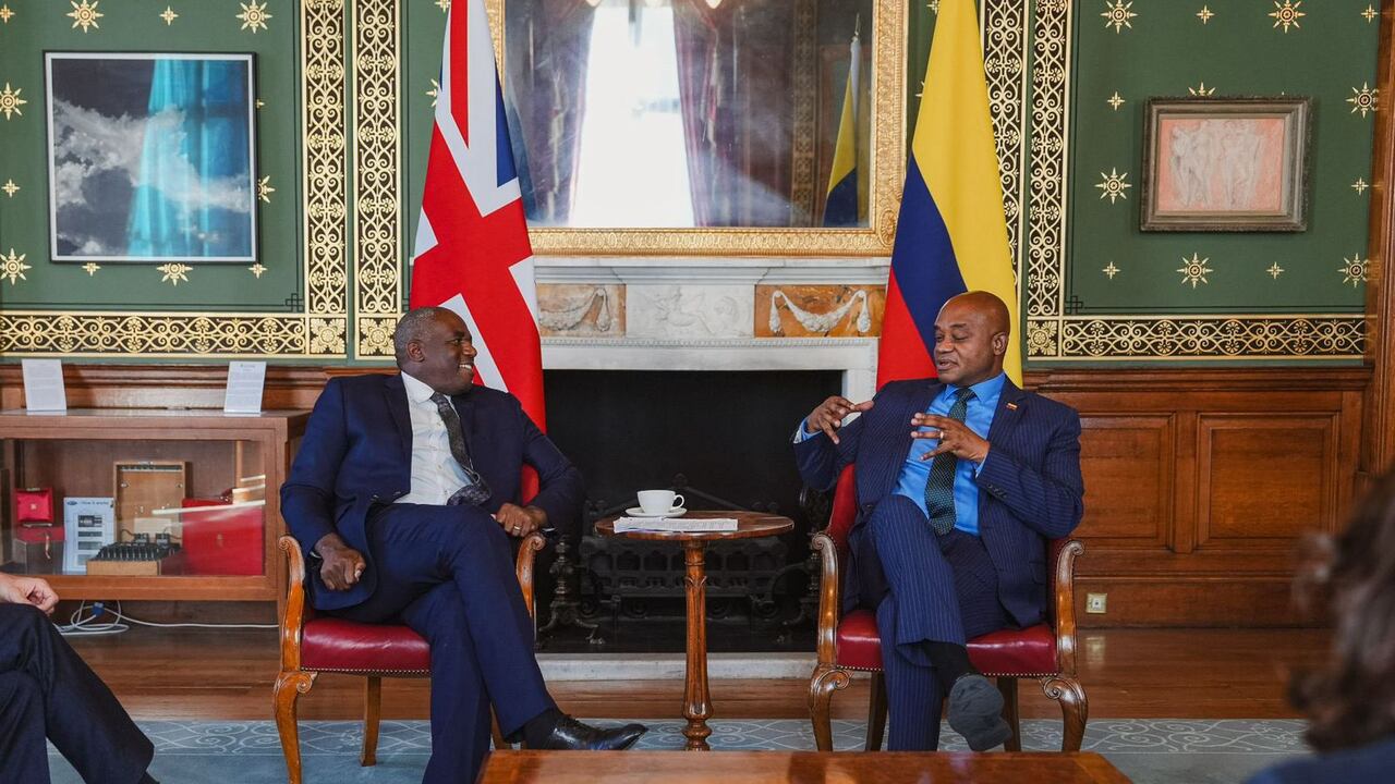 Luis Gilberto Murillo y David Lammy