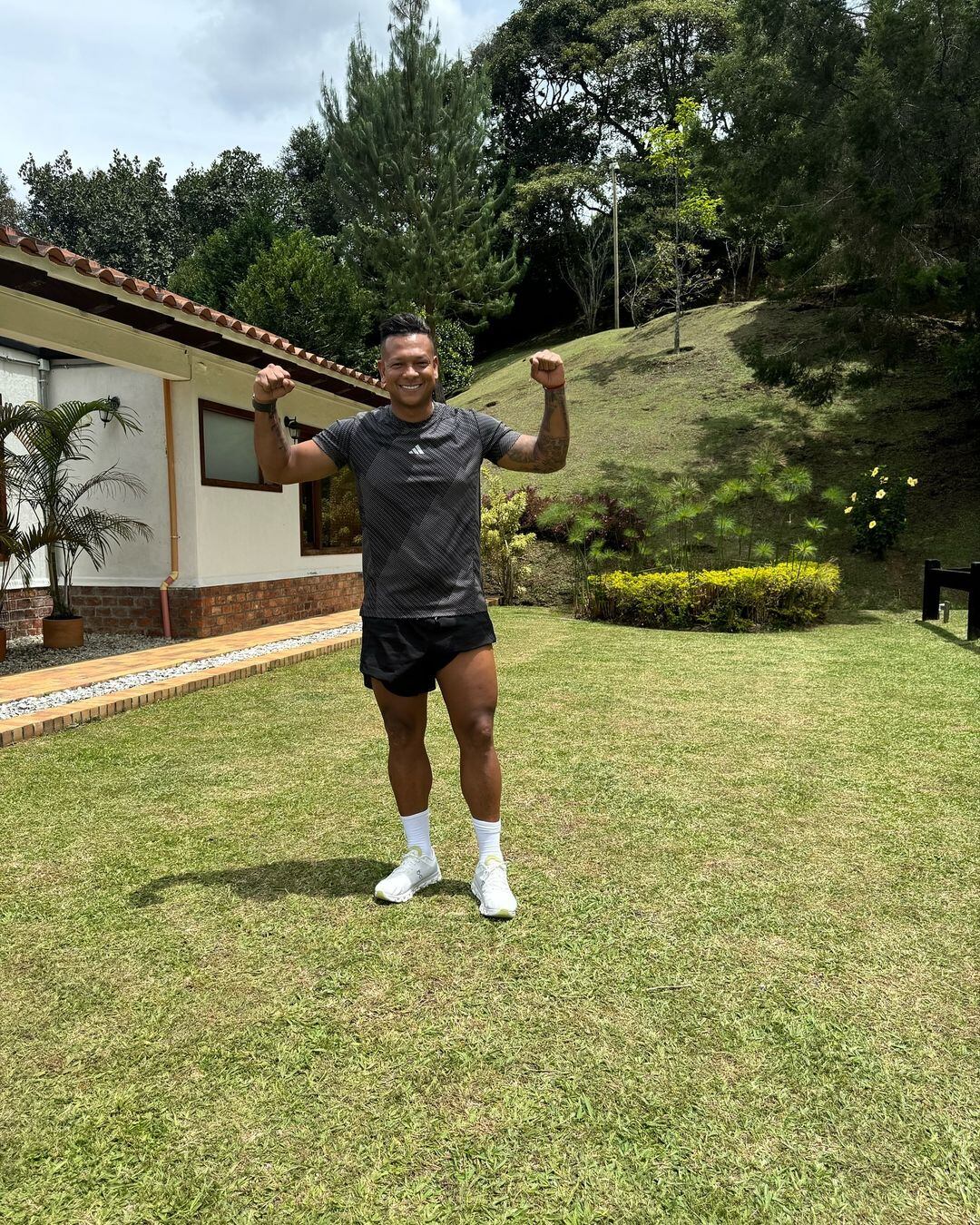 Fredy Guarín se mostró orgulloso por el cambio que está teniendo.