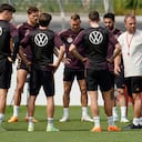 Entrenamiento de Alemania este lunes en Gelsenkirchen