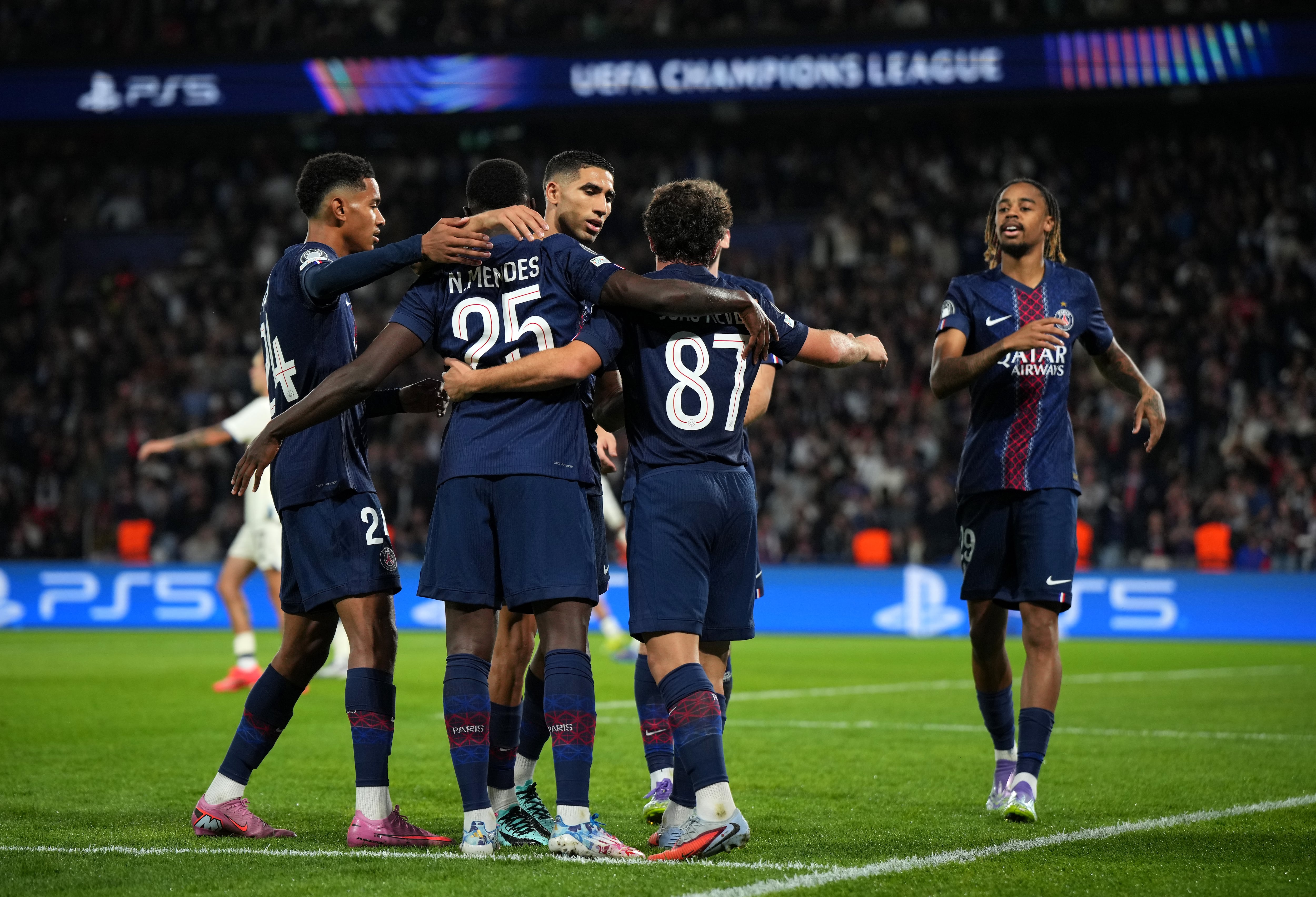 PSG, primer líder de la Champions League 2025-2026.