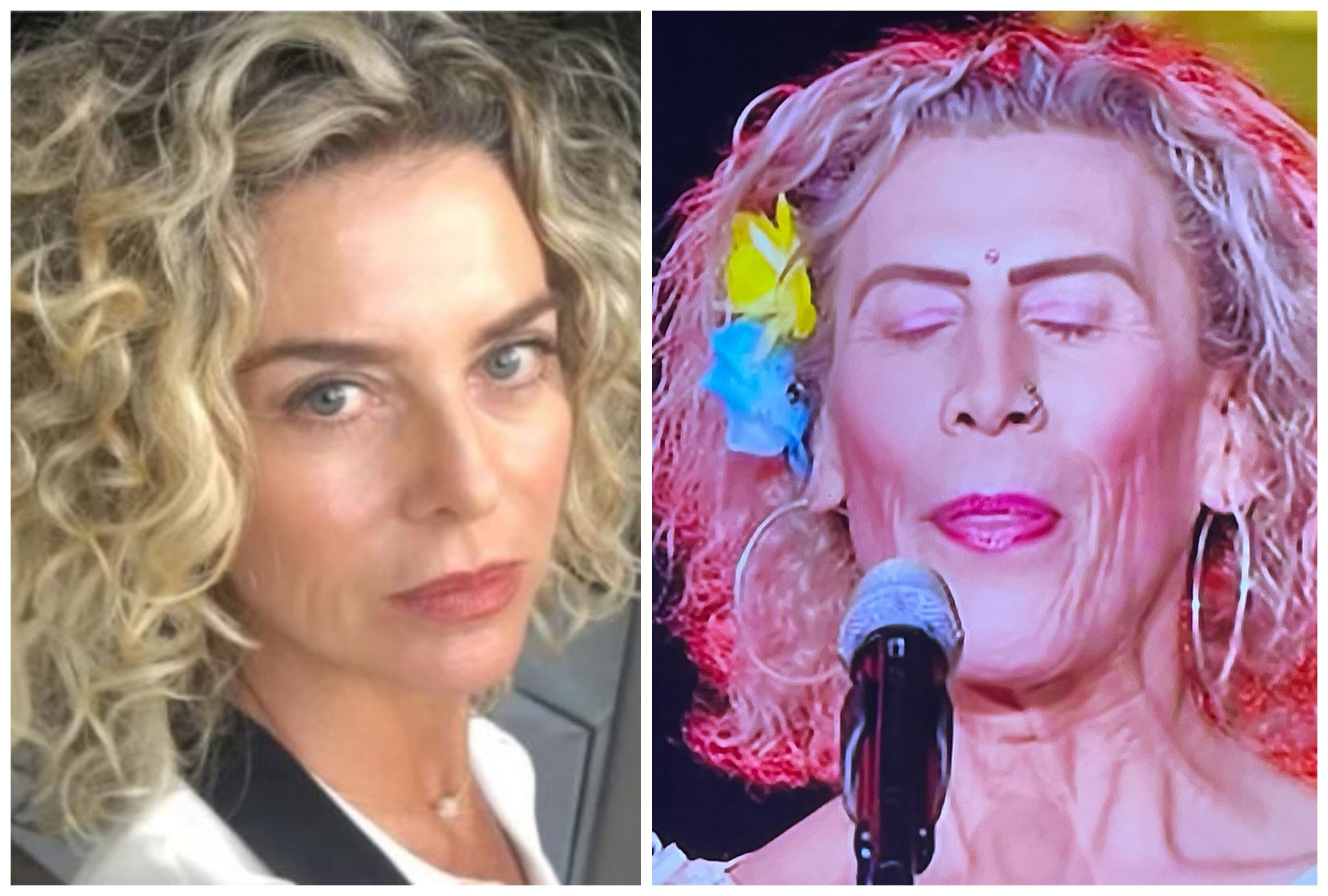 Margarita Rosa de Francisco y su imitadora en 'Yo me llamo'