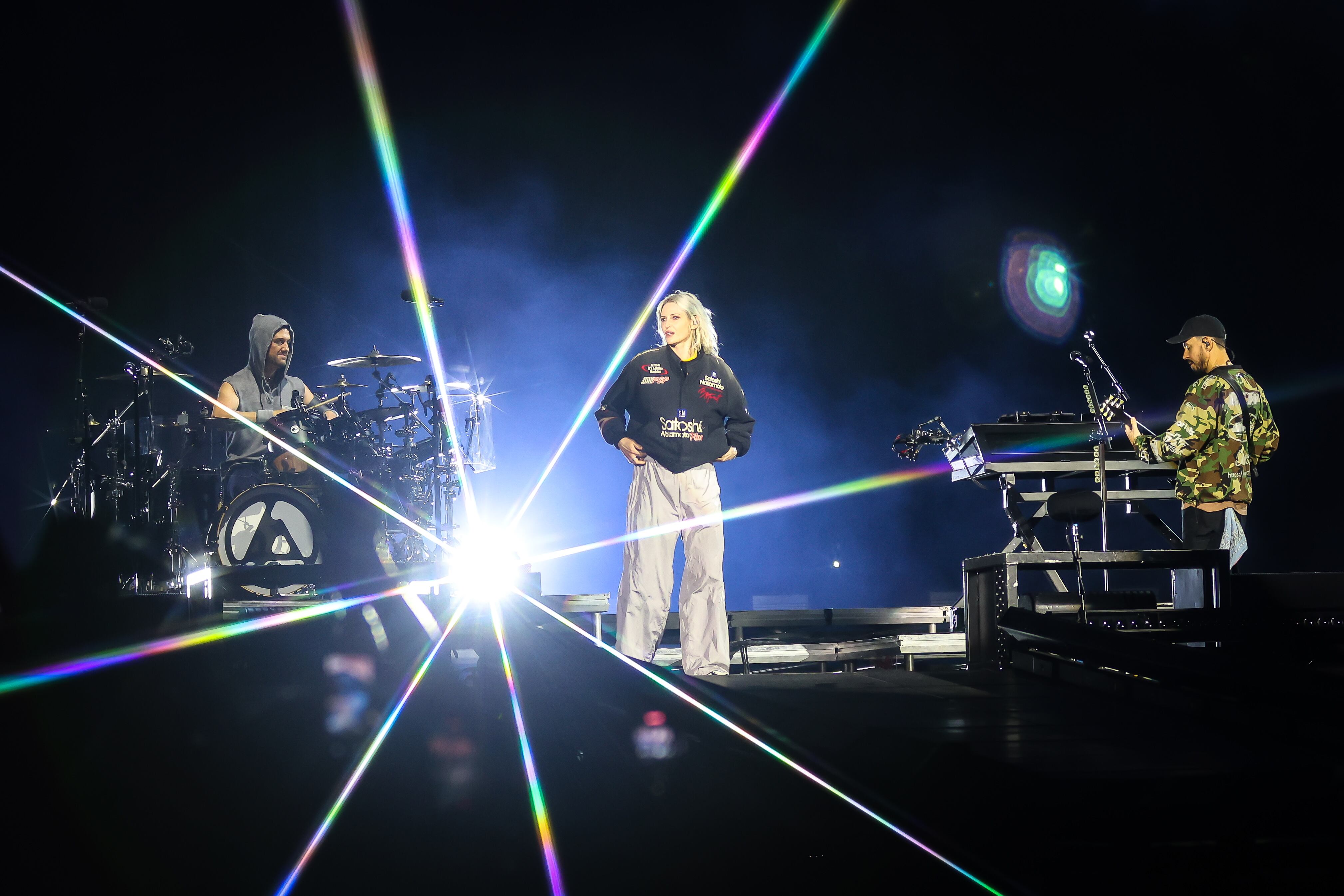 Linkin Park en el Vive Claro de Bogotá, el 25 de octubre de 2025.