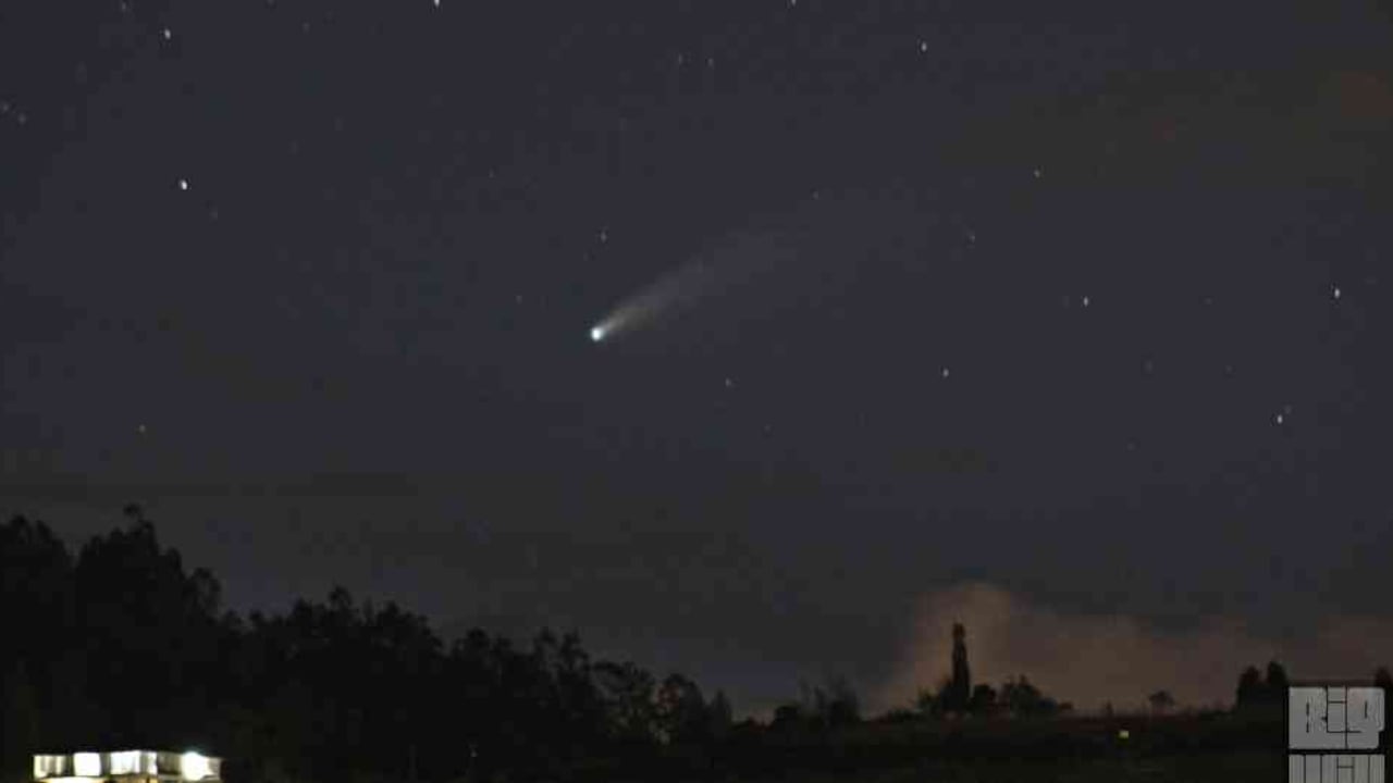 Toma del cometa Neowise en Sibaté.