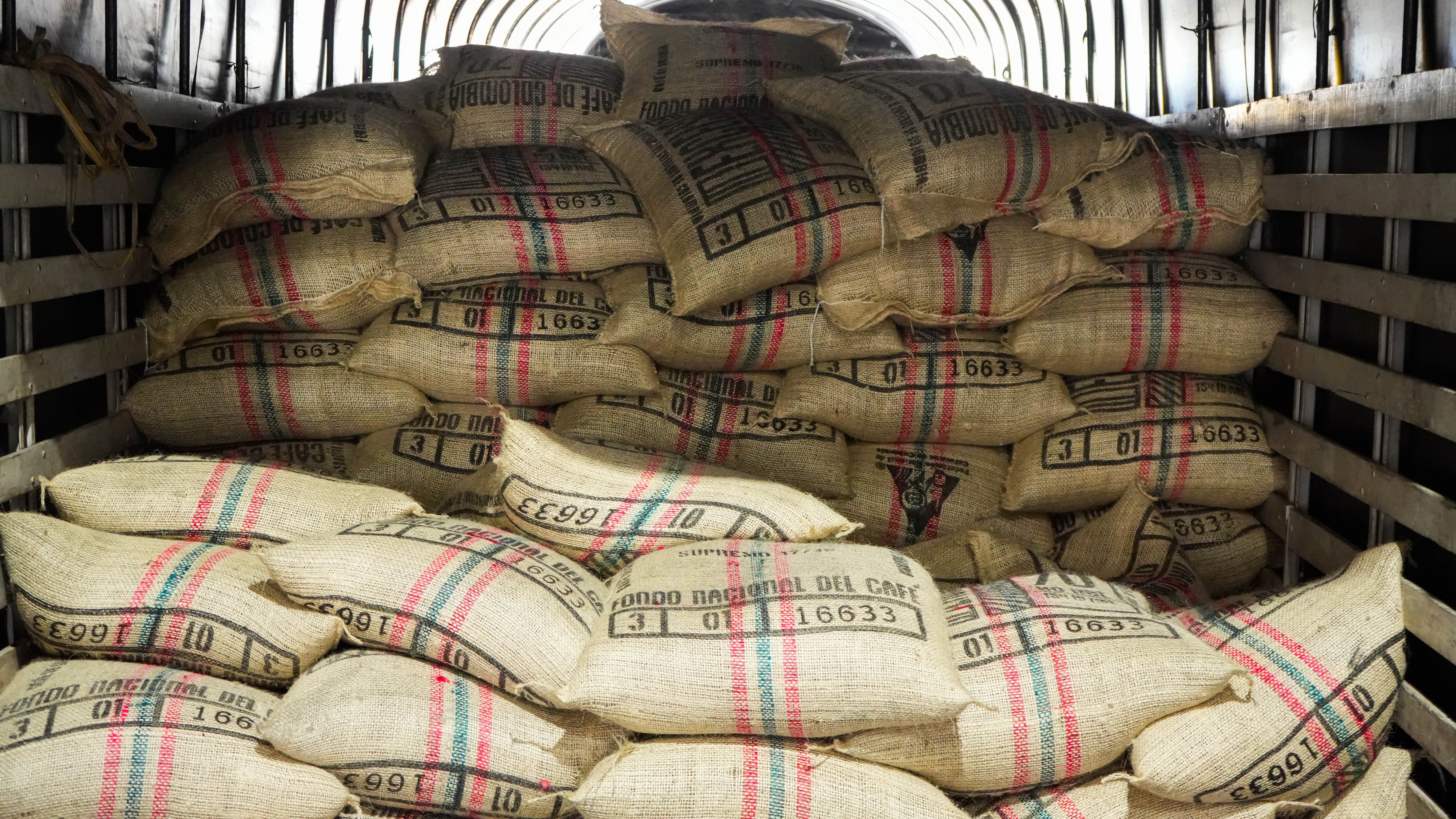 Proceso de exportación de café.