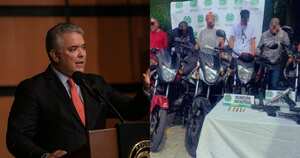 Iván Duque presidente de Colombia y el intento de robo en Medellín