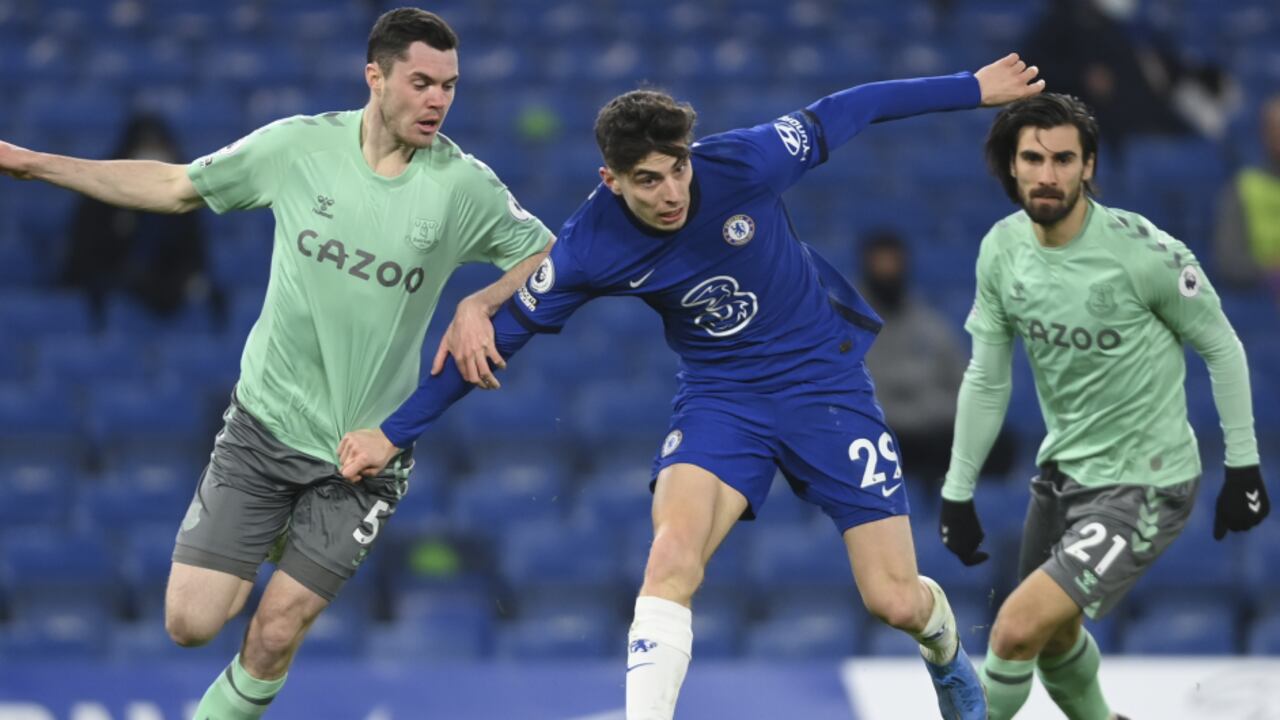 Chelsea vs. Everton en la fecha 27 de la Premier League. Foto: AP / Mike Hewitt
