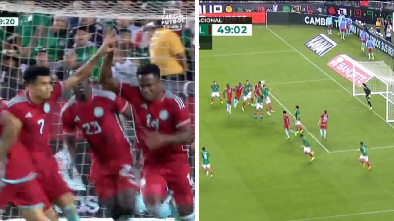 Luis Sinisterra, autor de los goles de Colombia ante México.