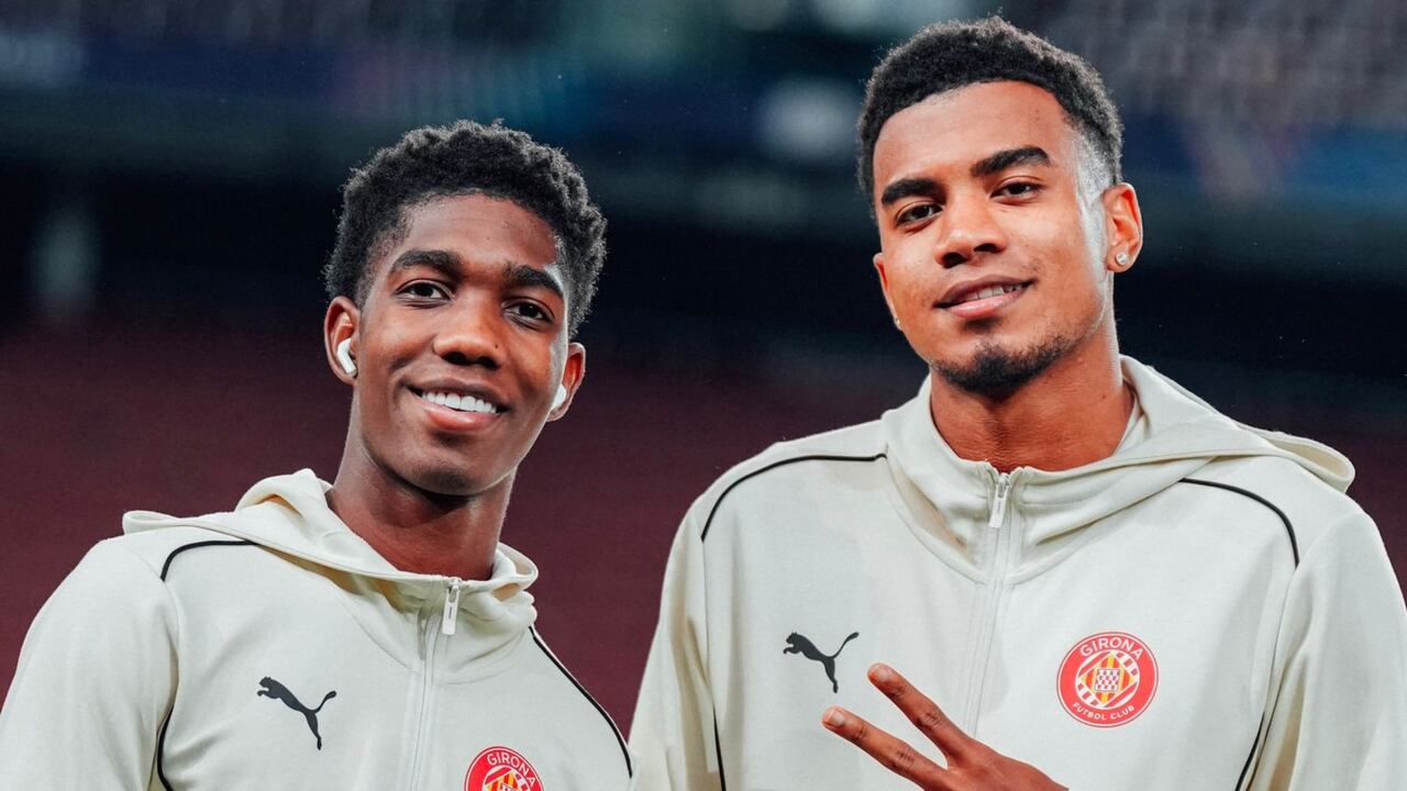 Yaser Asprilla y Jhon Solís estuvieron presentes en la derrota del Girona frente al Sturm Graz en la Champions League.