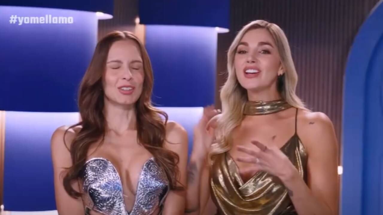 Laura Acuña y Melina Ramírez no supieron cómo reaccionar al piropo de Rey Ruiz.