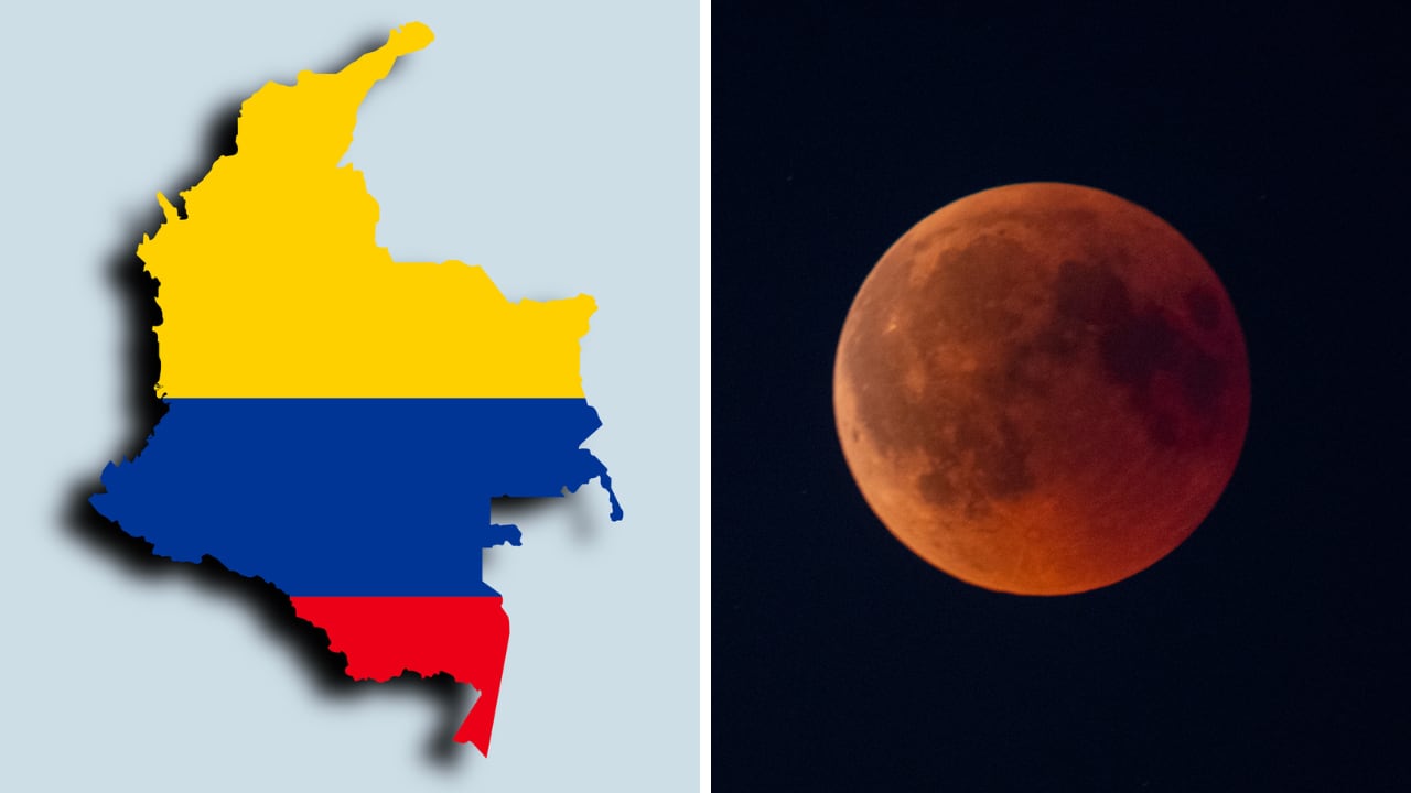 La Luna podría adoptar tonos rojizos durante el eclipse de este jueves en Colombia.