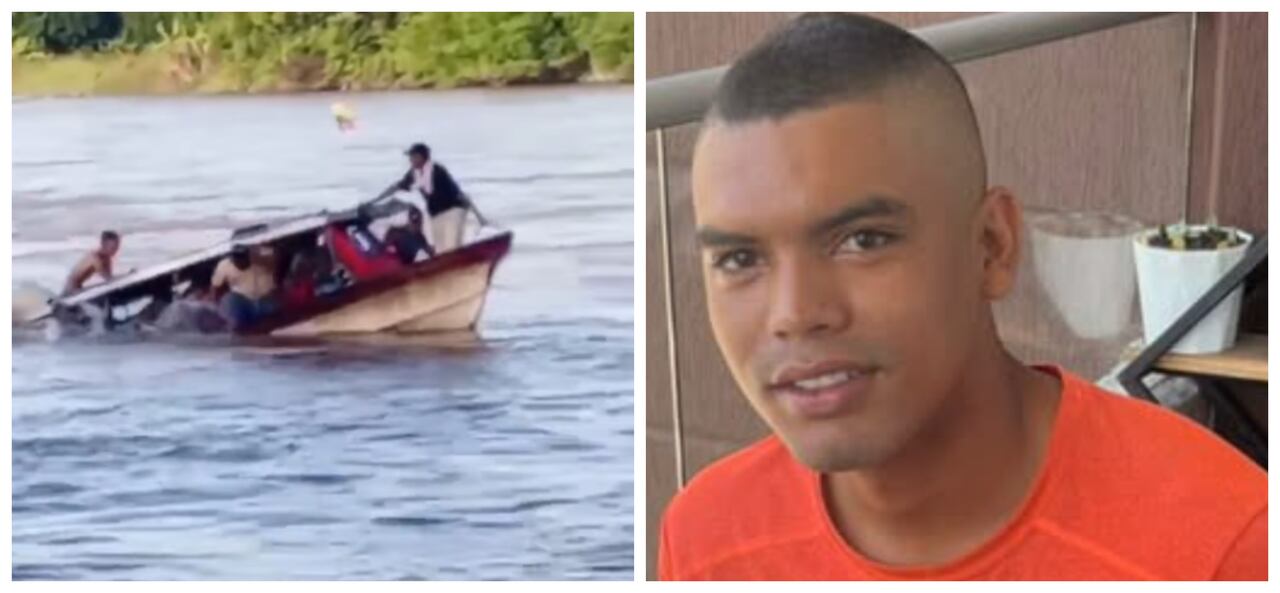 Carlos Alonso Jiménez, de 26 años, murió al ahogarse en el río Cauca, en Caucasia, en un naufragio durante la celebración del Día del la virgen del Carmen.