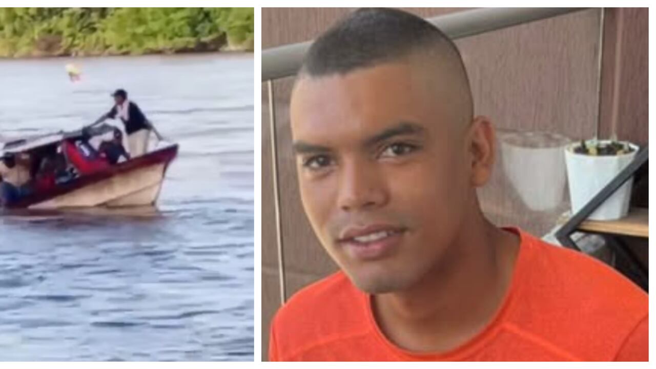 Carlos Alonso Jiménez, de 26 años, murió al ahogarse en el río Cauca, en Caucasia, en un naufragio durante la celebración del Día del la virgen del Carmen.