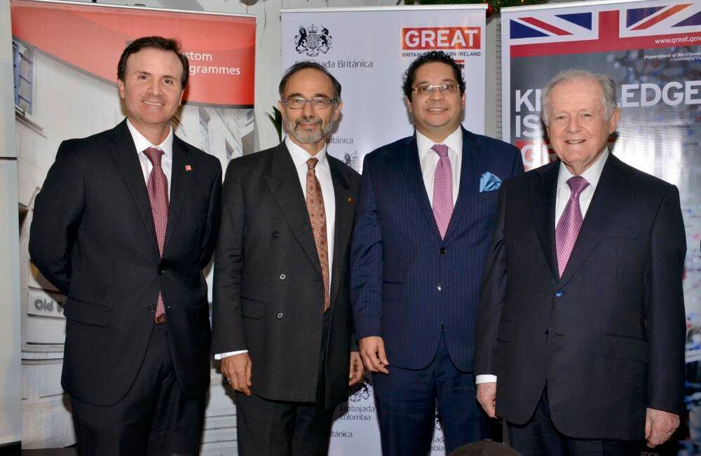 Hernan Cadavid, Peter Tibber,  Raul Sanchez Sanchez y Luis Carlos Sarmiento foto: Diana Rey Melo