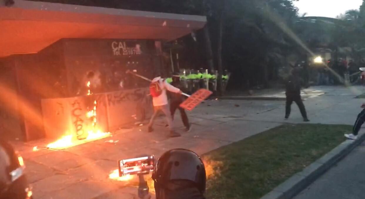 Protestas en Bogotá por la muerte de Javier Ordoñez