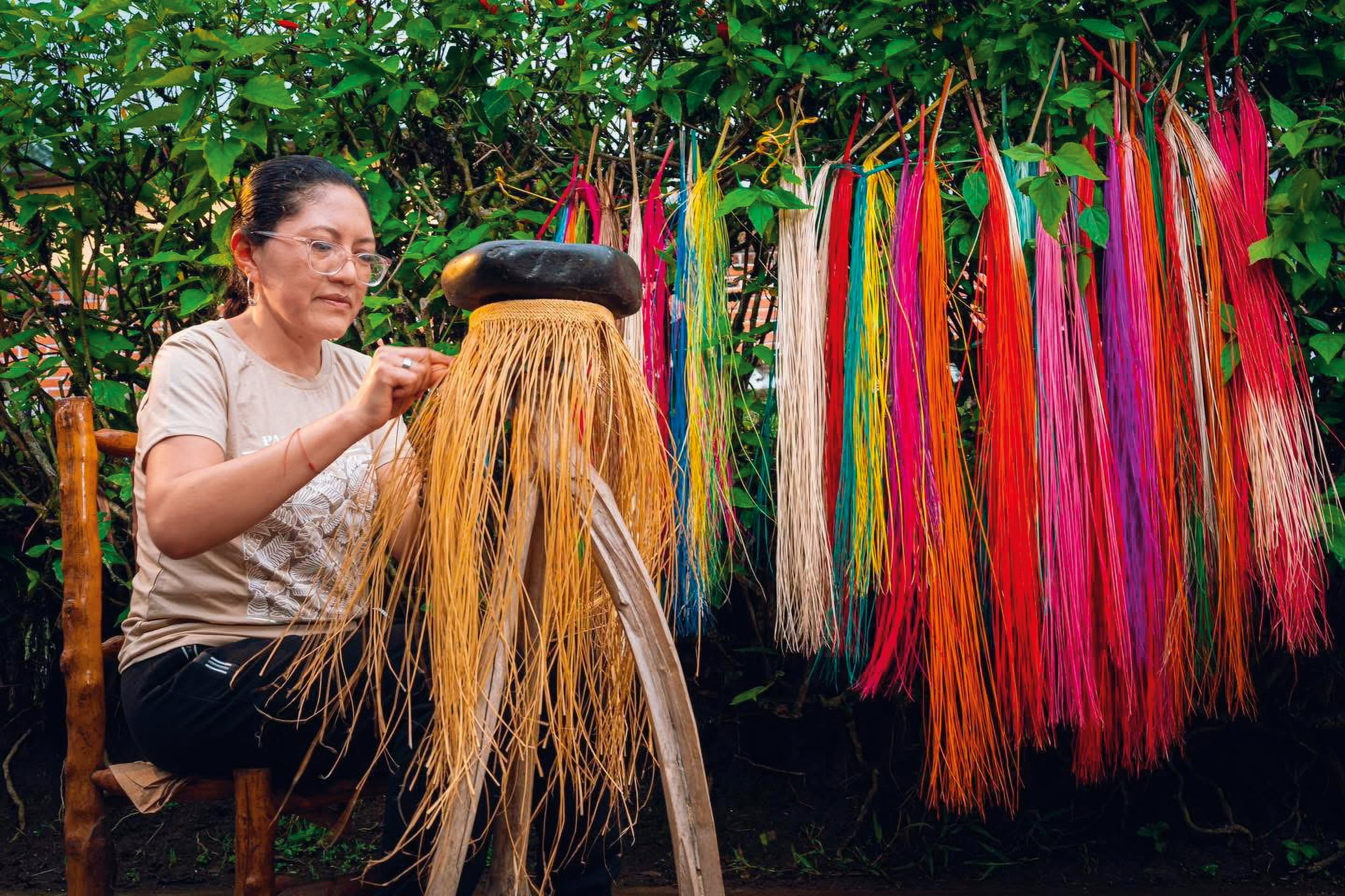 El trabajo de la paja de toquilla es una tradición que, a su vez, se ha convertido en uno de los principales atributos de Consacá.