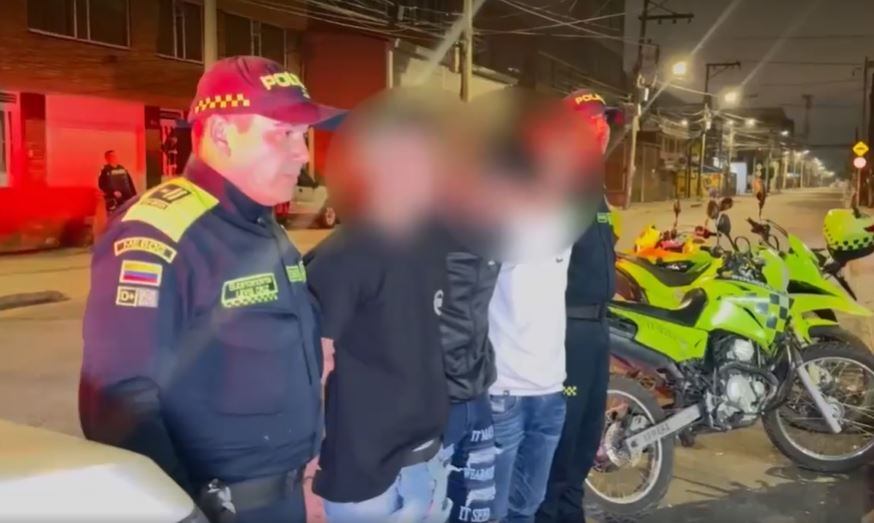 Tres sujetos de nacionalidad extranjera fueron capturados en Kennedy, al sur de Bogotá. Son señalados de ser integrantes del Tren de Aragua.