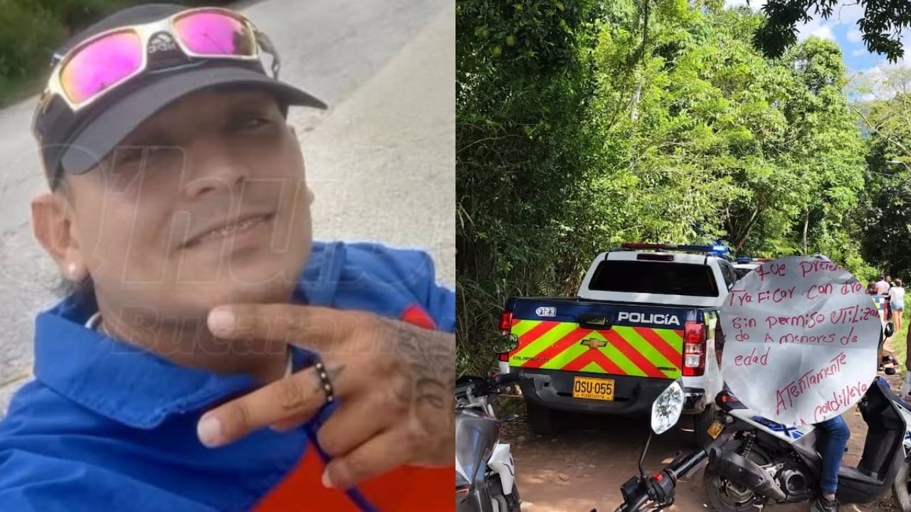 El hombre se encontraba en su motocicleta cuando fue atacado.