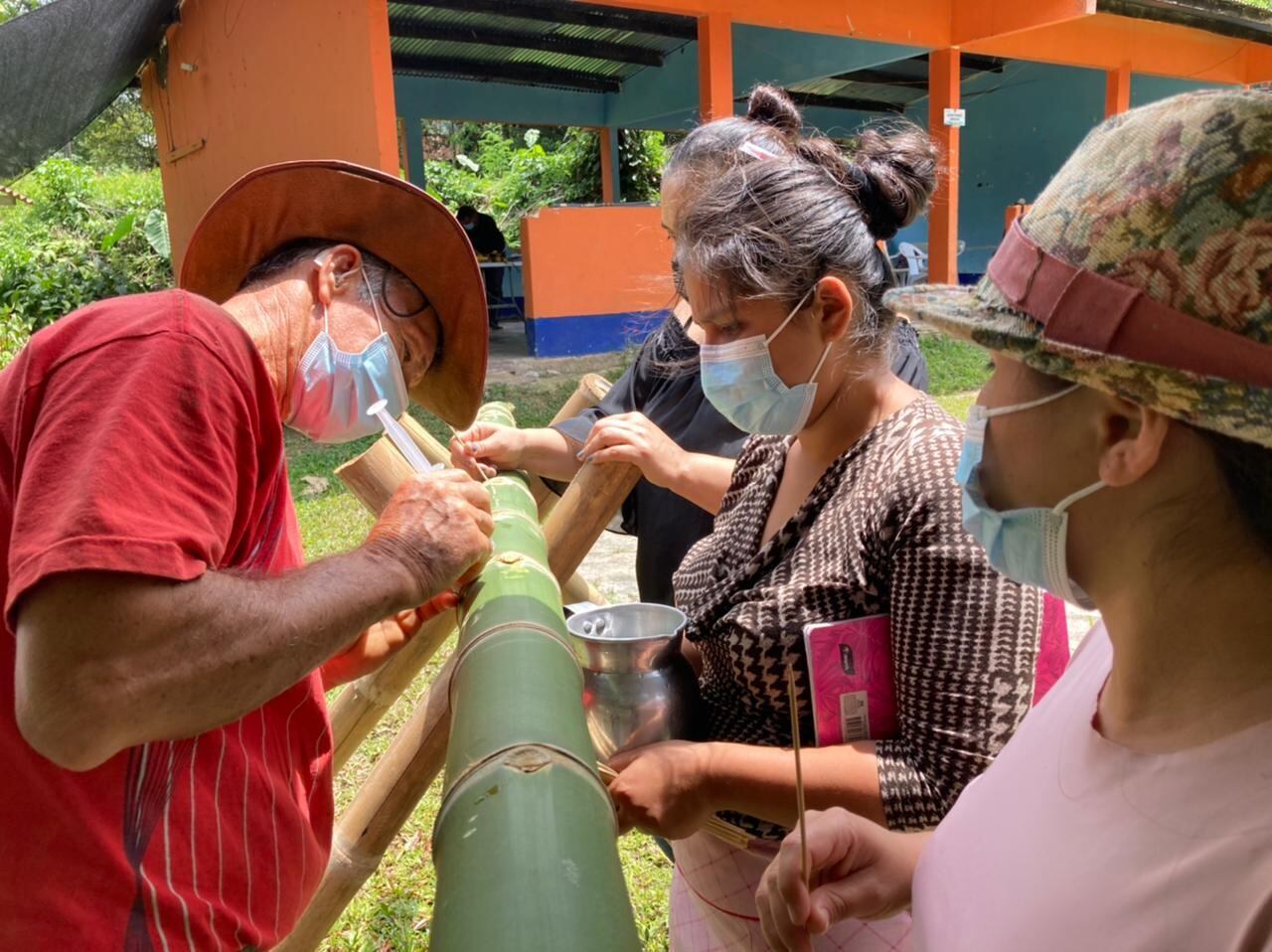 Capacitaciones sobre el uso de la guadua en Caquetá