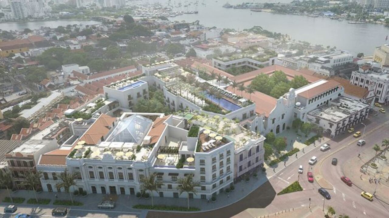 La infraestructura hotelera estará ubicada en el Centro Histórico de Cartagena.