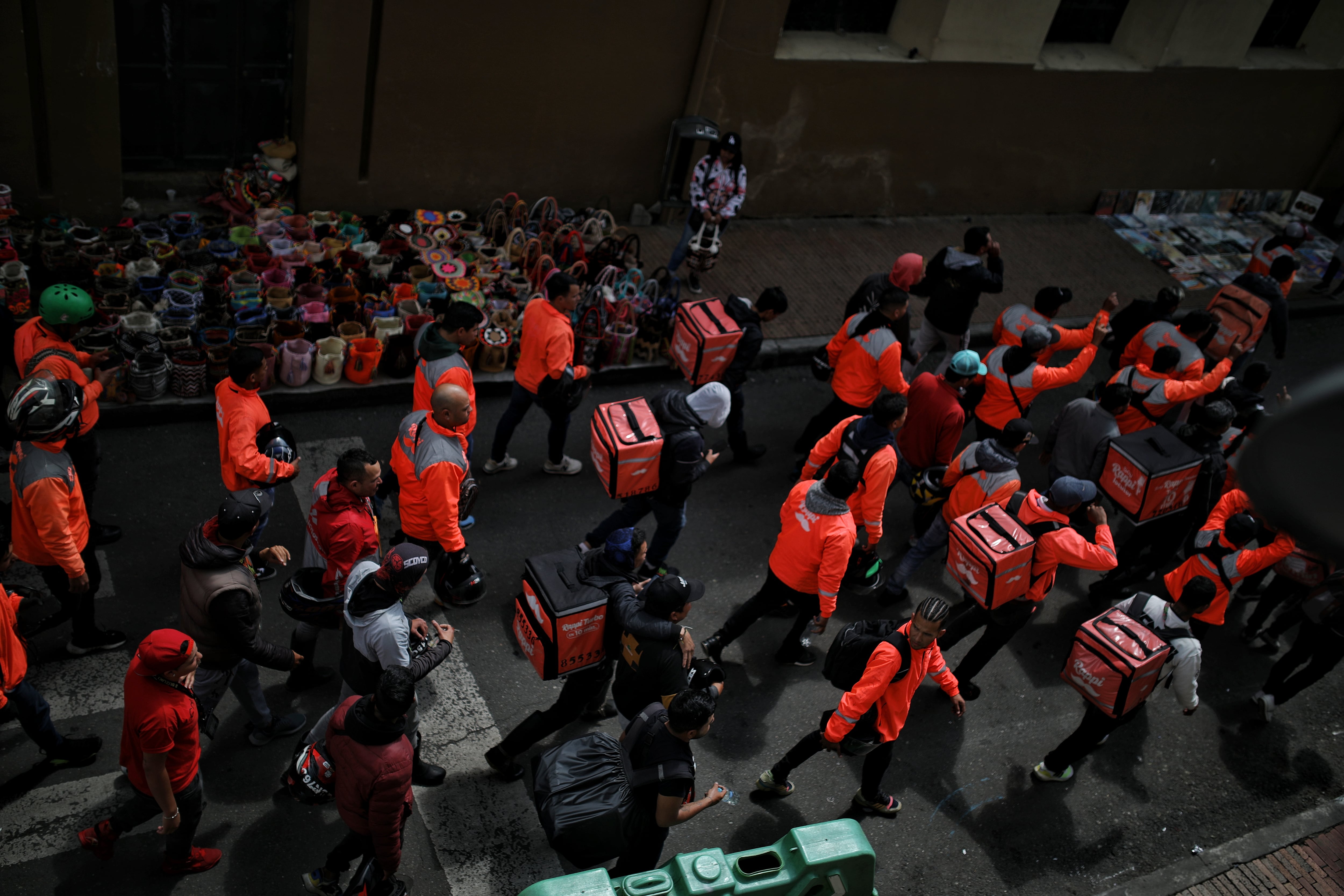 Rappi, protestas por la reforma laboral