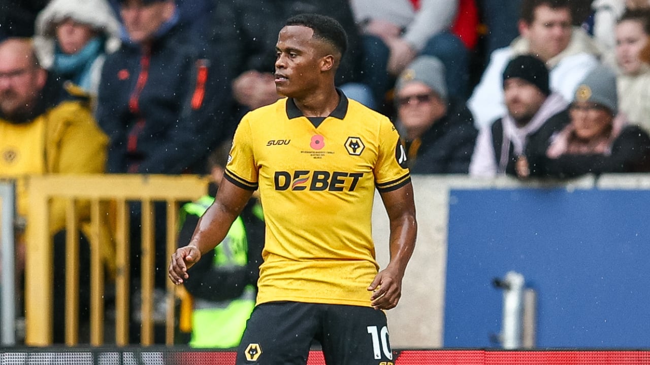 Jhon Arias, figura de Selección Colombia, no vive su mejor presente en Wolves.