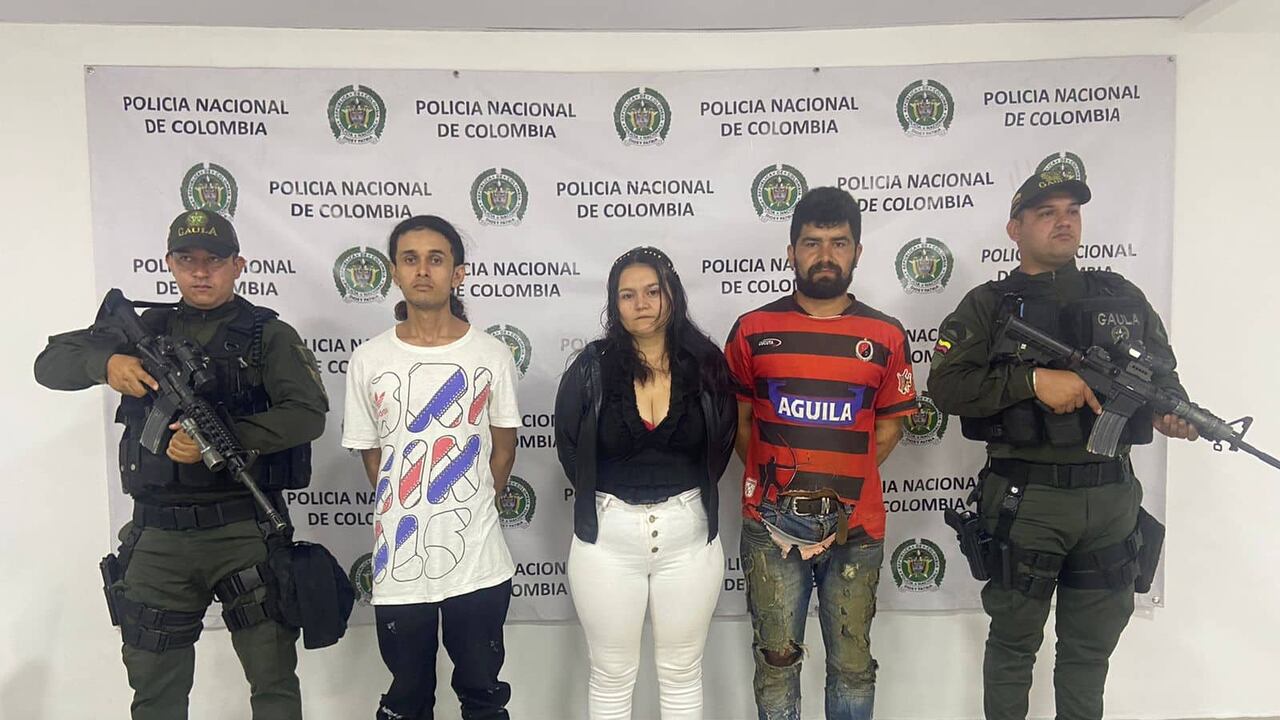 Las capturas se llevaron a cabo en tres departamentos de Colombia.