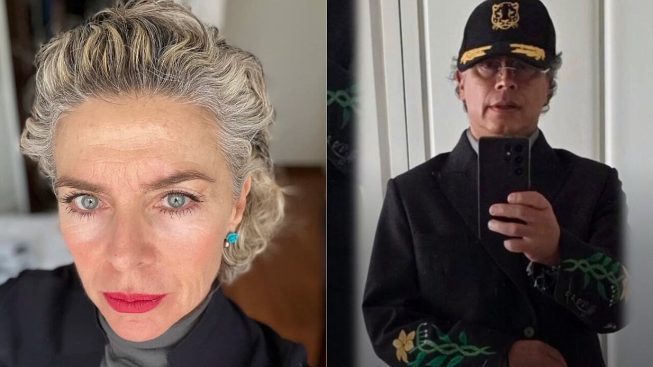 Margarita Rosa de Francisco y el presidente Gustavo Petro.