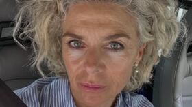 Margarita Rosa de Francisco despidió a un ser amado.