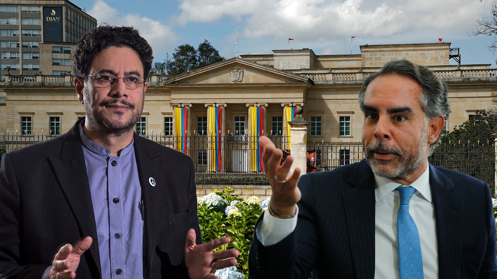 Iván Cepeda 
 Armando Benedetti  Casa de Nariño