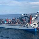 MIgrantes rescatados en el golfo de Urabá