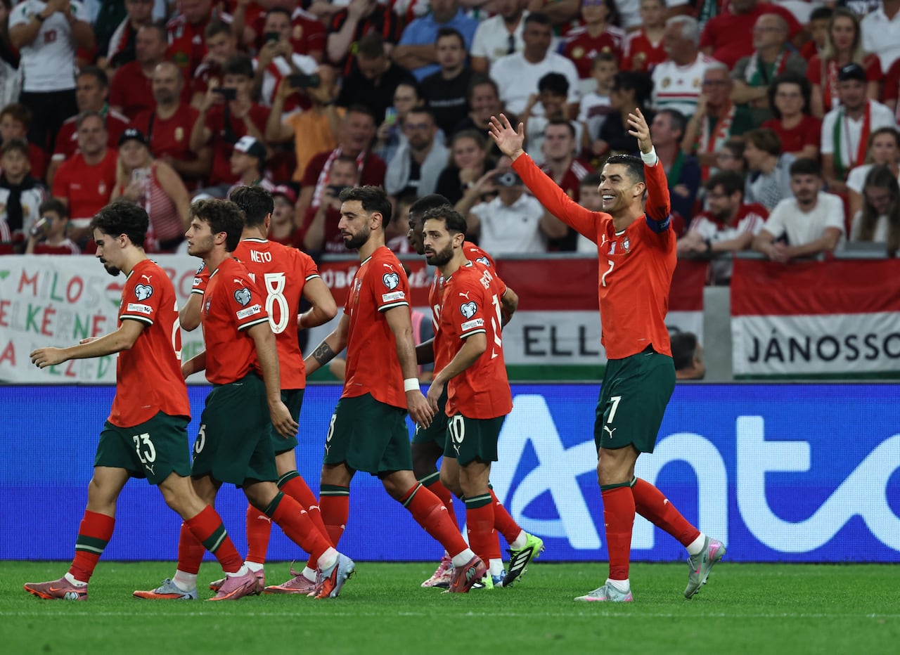 Cristiano Ronaldo marcó gol para Portugal en Eliminatorias