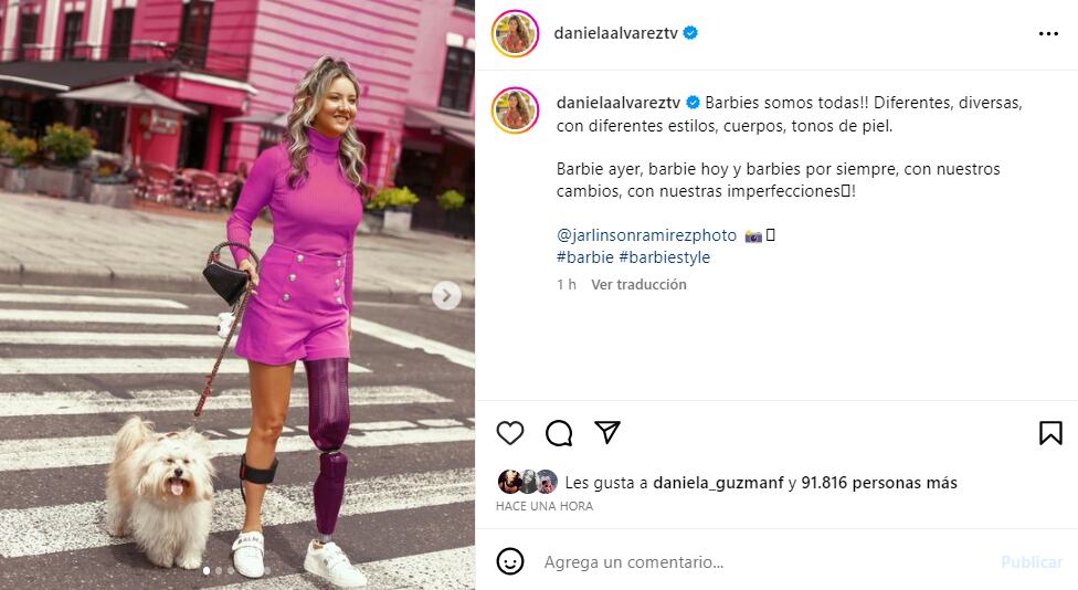 Foto: Instagram @danielaalvareztv.