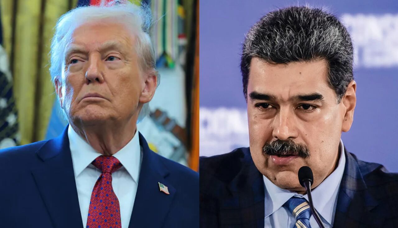 Donald Trump y Nicolás Maduro.