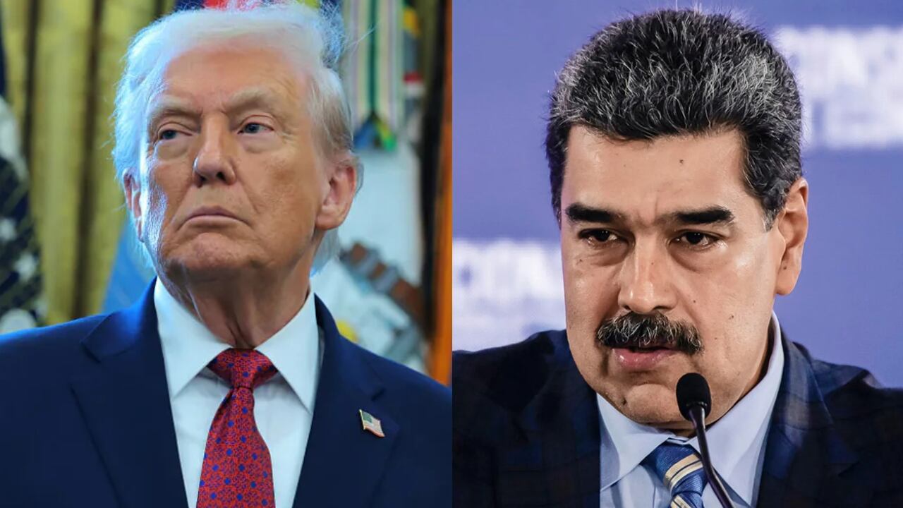 Donald Trump y Nicolás Maduro.