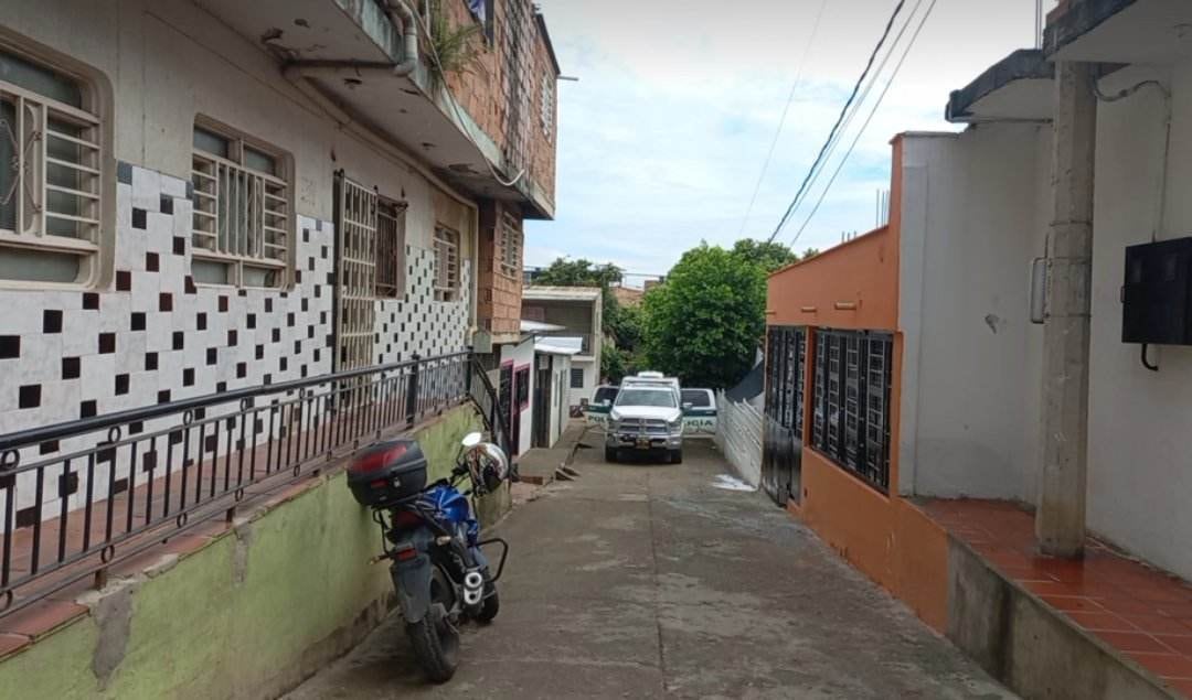 El hecho sucedió en esta cuadra.