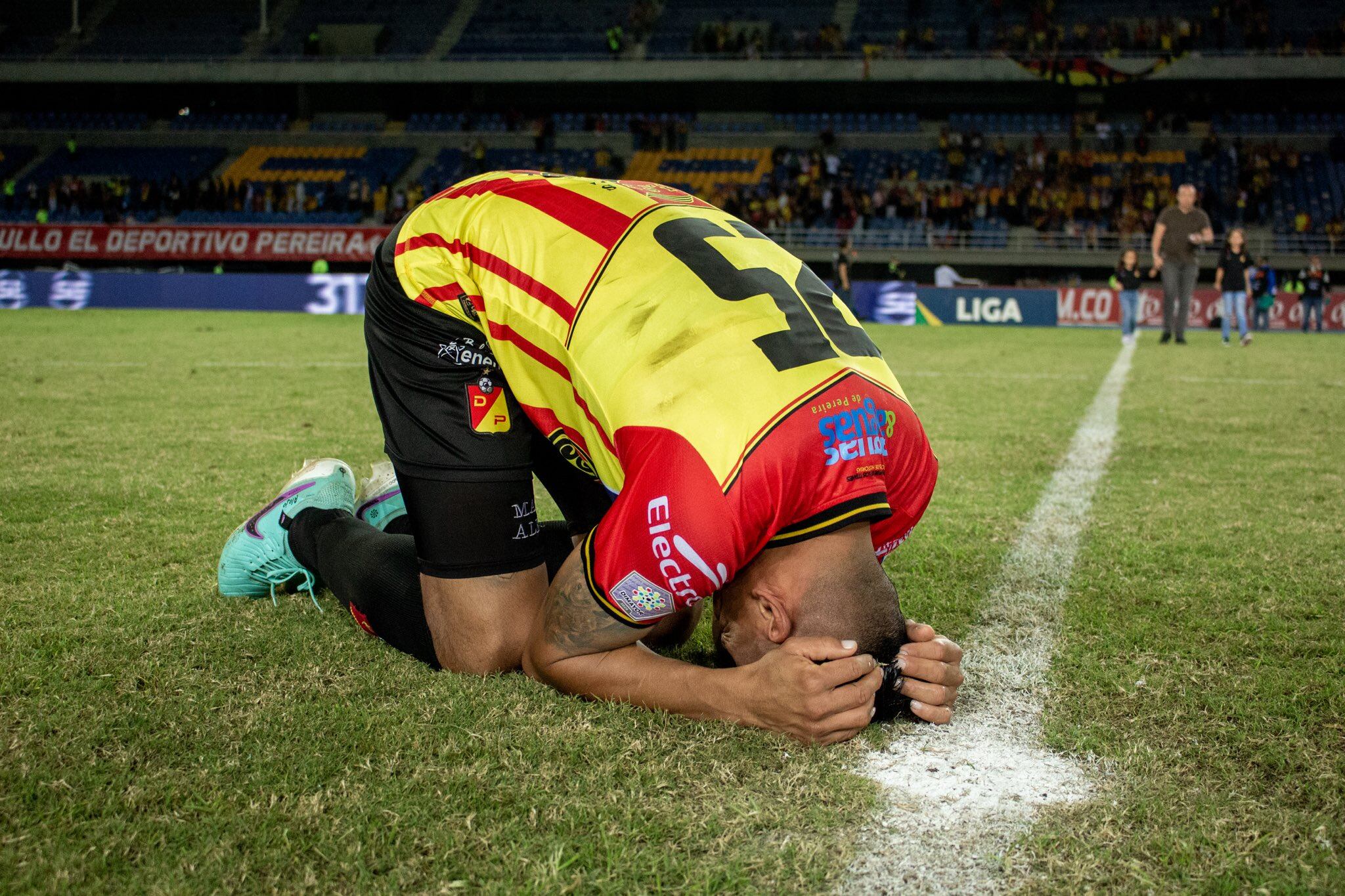 Jhonny Vásquez se retiró del fútbol profesional con la camiseta del Deportivo Pereira