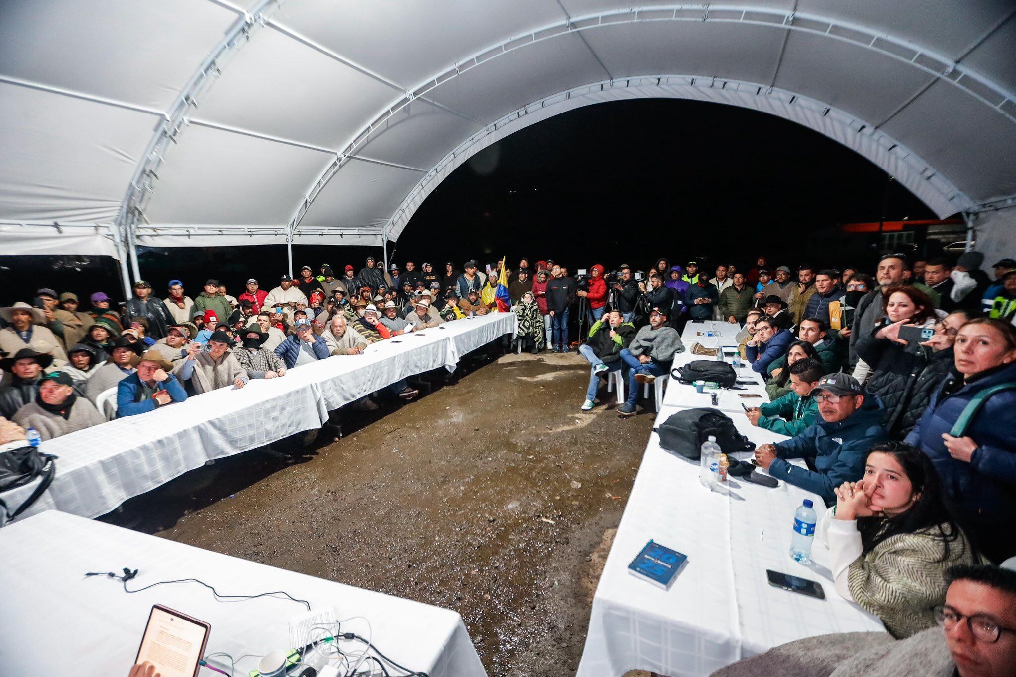 El gobernador de Boyacá, Carlos Amaya, lideró la negociación con los campesinos del departamento.