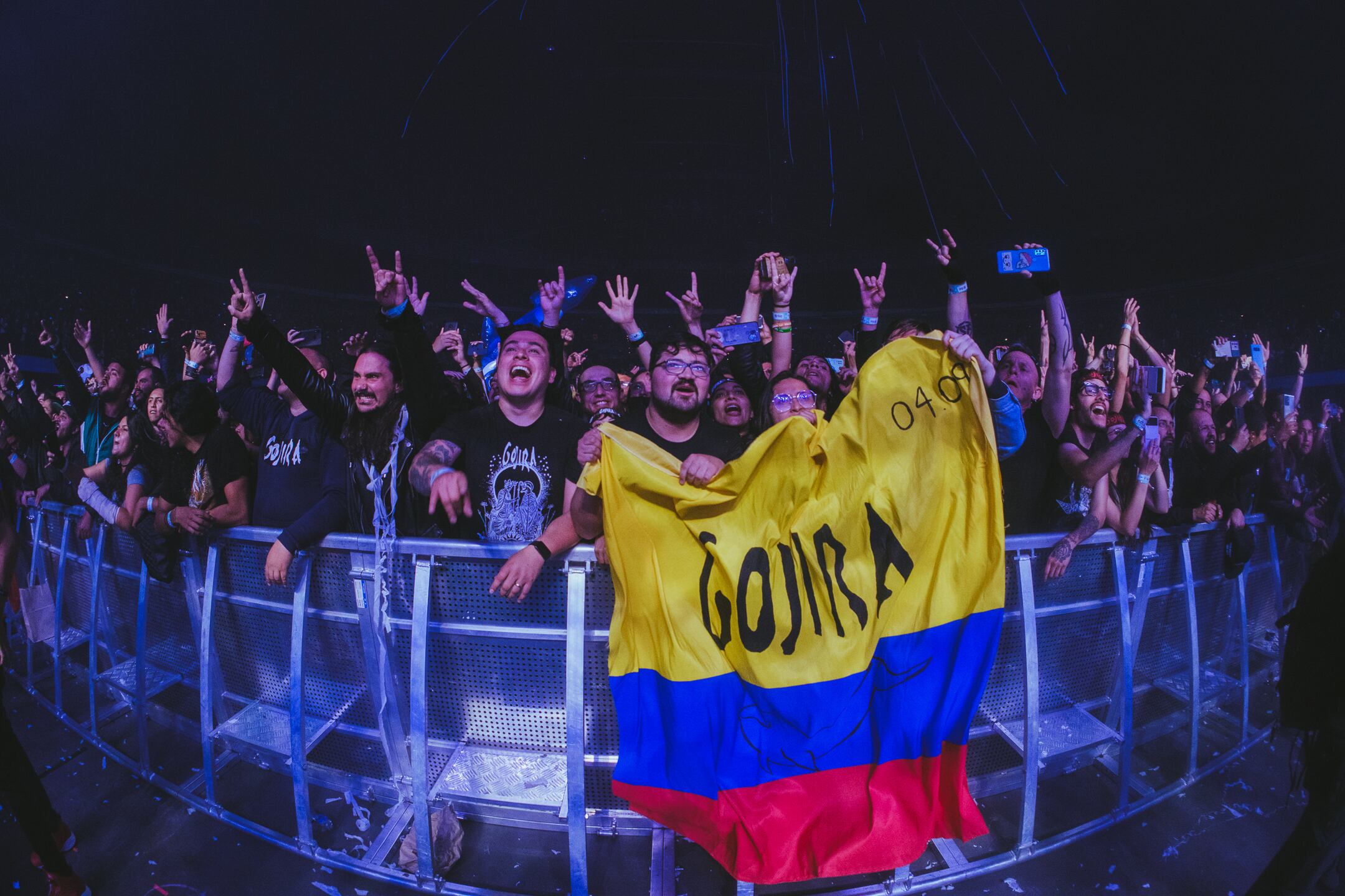 Gojira pasó por Bogotá y dejó tremenda huella.